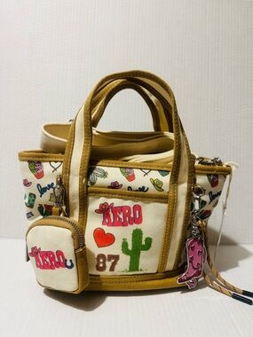 Aero rodeo canvas small tote bag bag BNWT